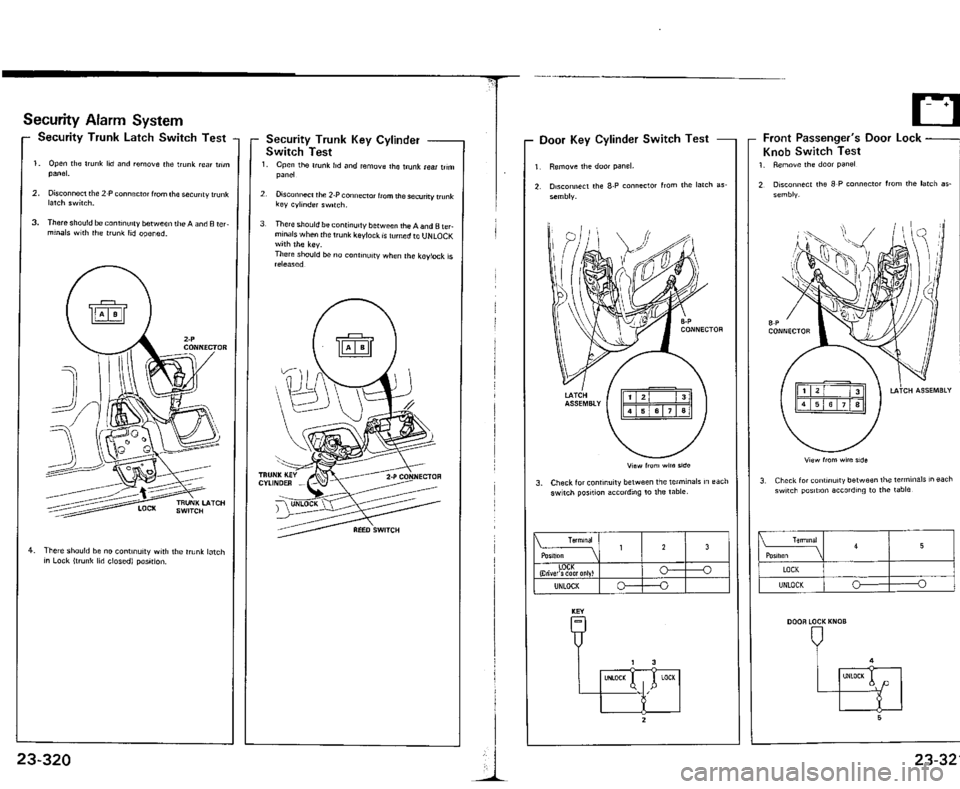 ACURA VIGOR 1993  Service Repair Manual 