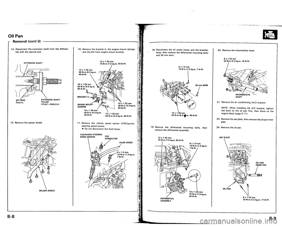 ACURA VIGOR 1993  Service Repair Manual 
