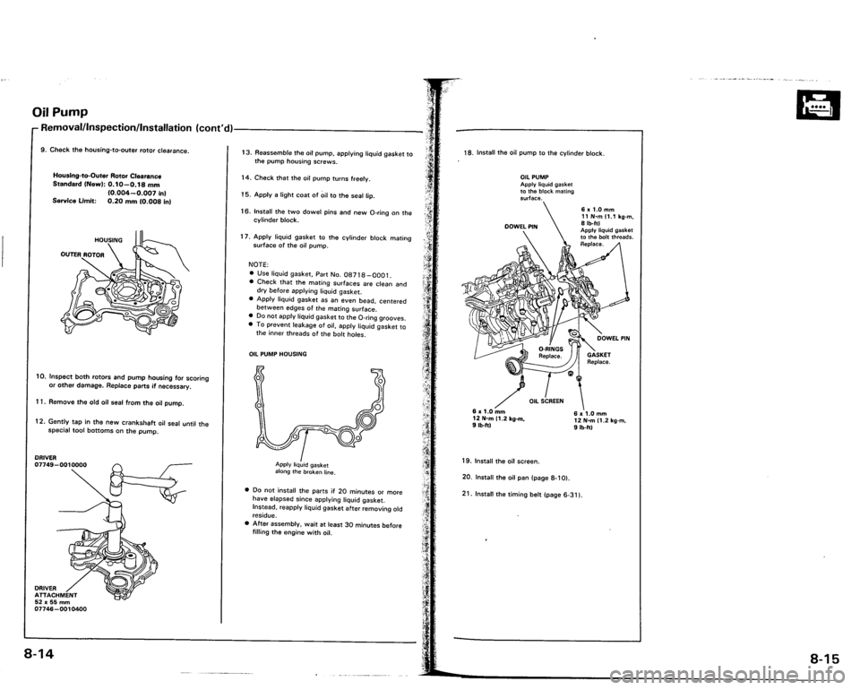 ACURA VIGOR 1993  Service Repair Manual 