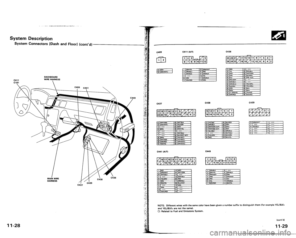 ACURA VIGOR 1993  Service Repair Manual 