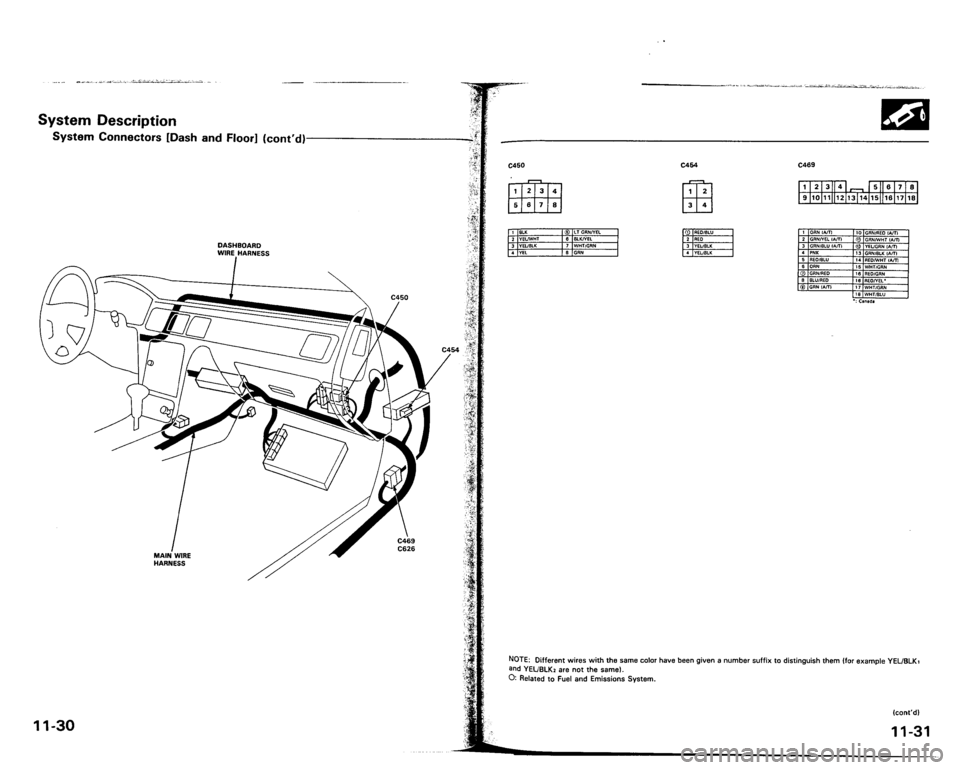 ACURA VIGOR 1993  Service Repair Manual 