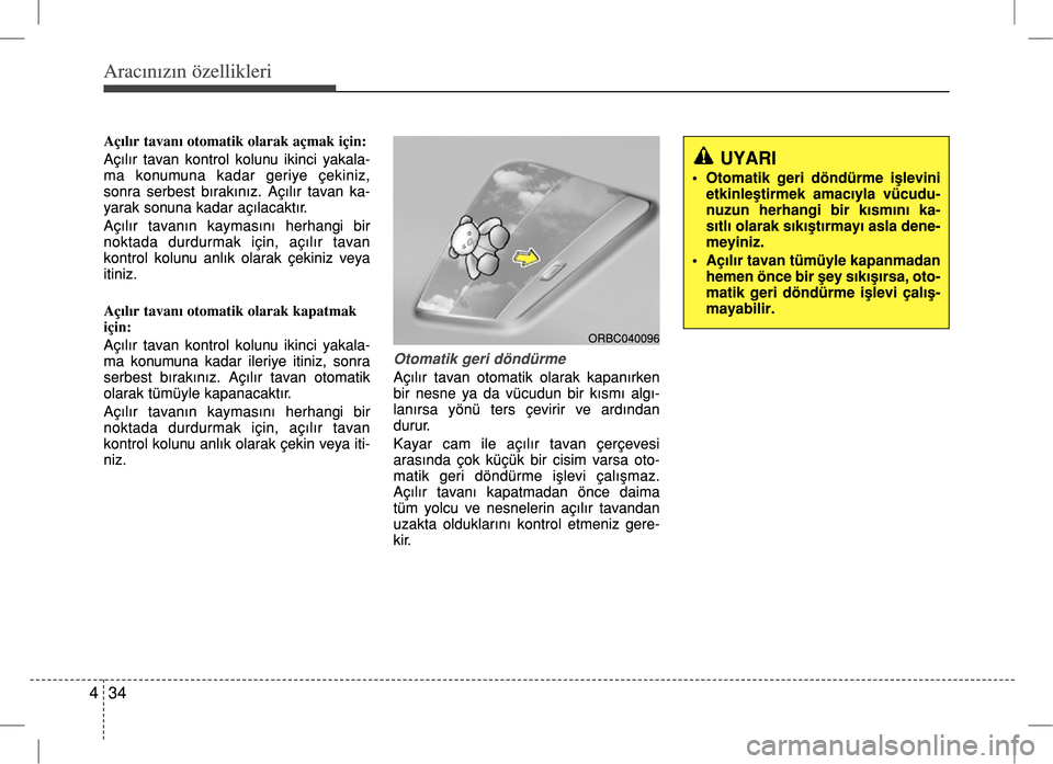 Hyundai Accent 2017  Kullanım Kılavuzu (in Turkish) 