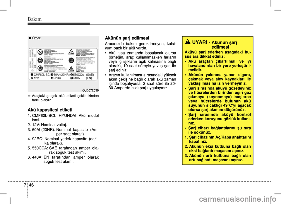 Hyundai Accent 2017  Kullanım Kılavuzu (in Turkish) 