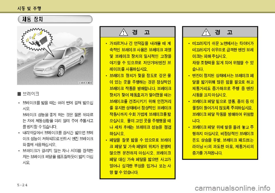 Hyundai Accent 2011.5  엑센트 RB - 사용 설명서 (in Korean) 5-2 4  