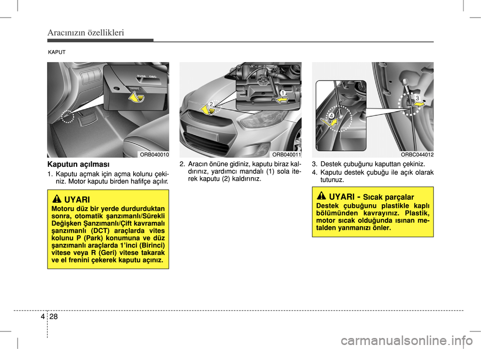 Hyundai Accent Blue 2017  Kullanım Kılavuzu (in Turkish) 