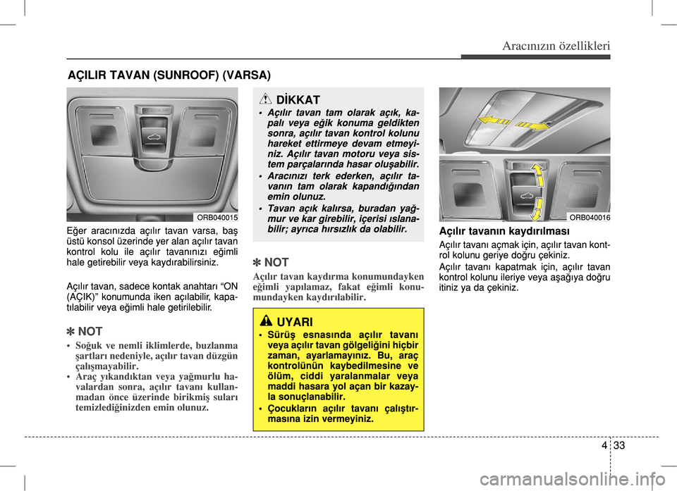 Hyundai Accent Blue 2017  Kullanım Kılavuzu (in Turkish) 