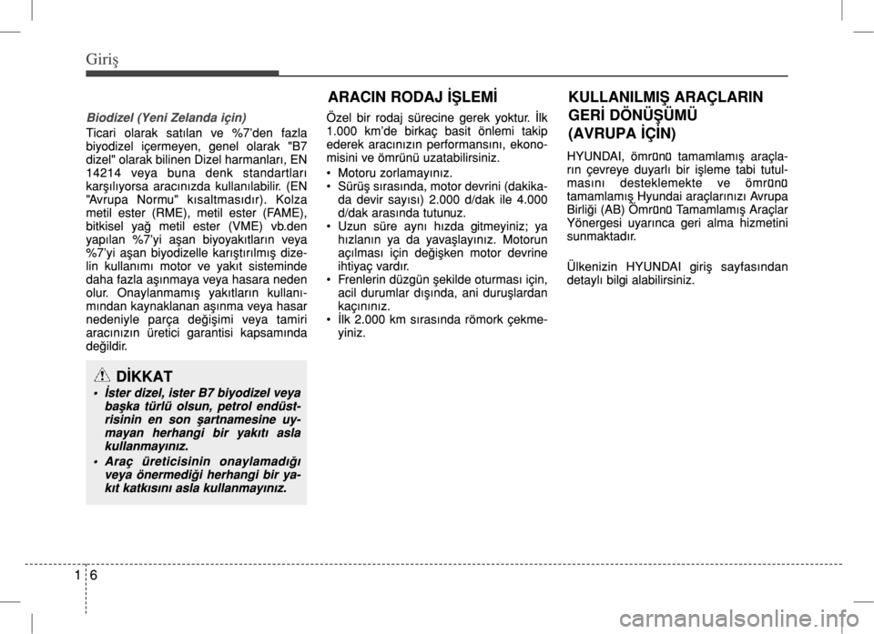 Hyundai Accent Blue 2017  Kullanım Kılavuzu (in Turkish) 