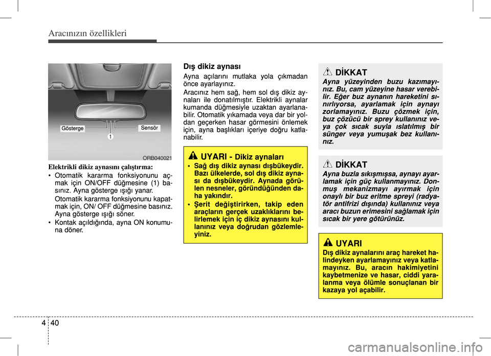 Hyundai Accent Blue 2017  Kullanım Kılavuzu (in Turkish) 