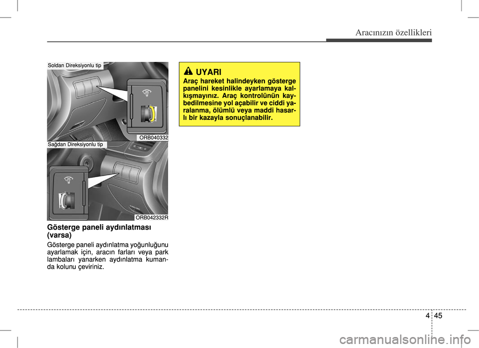 Hyundai Accent Blue 2017  Kullanım Kılavuzu (in Turkish) 