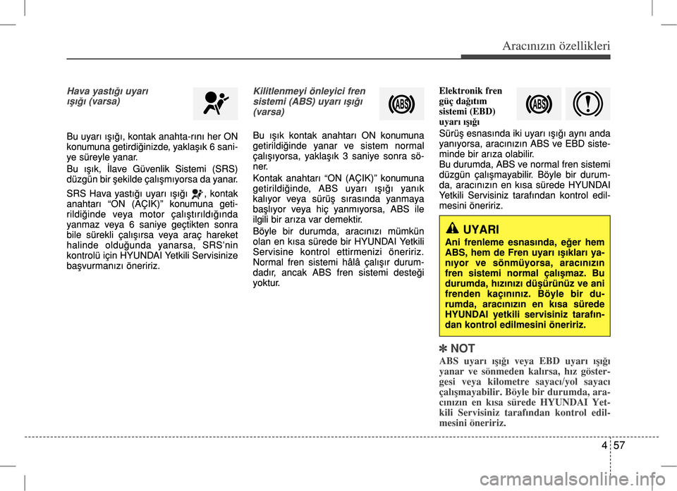 Hyundai Accent Blue 2017  Kullanım Kılavuzu (in Turkish) 