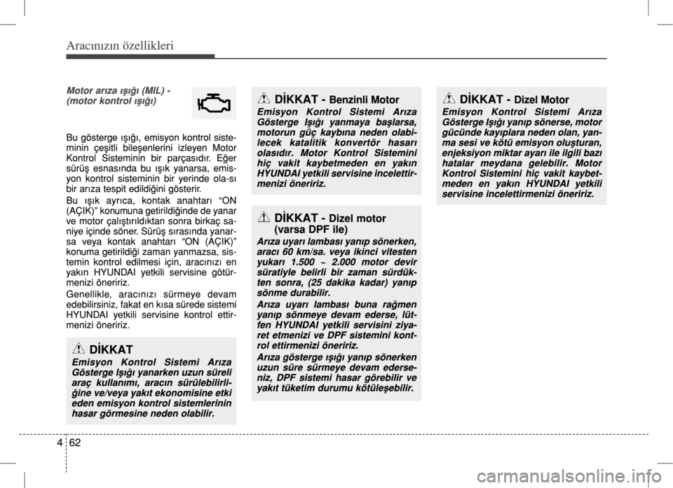 Hyundai Accent Blue 2017  Kullanım Kılavuzu (in Turkish) 