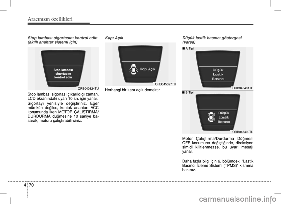Hyundai Accent Blue 2017  Kullanım Kılavuzu (in Turkish) 