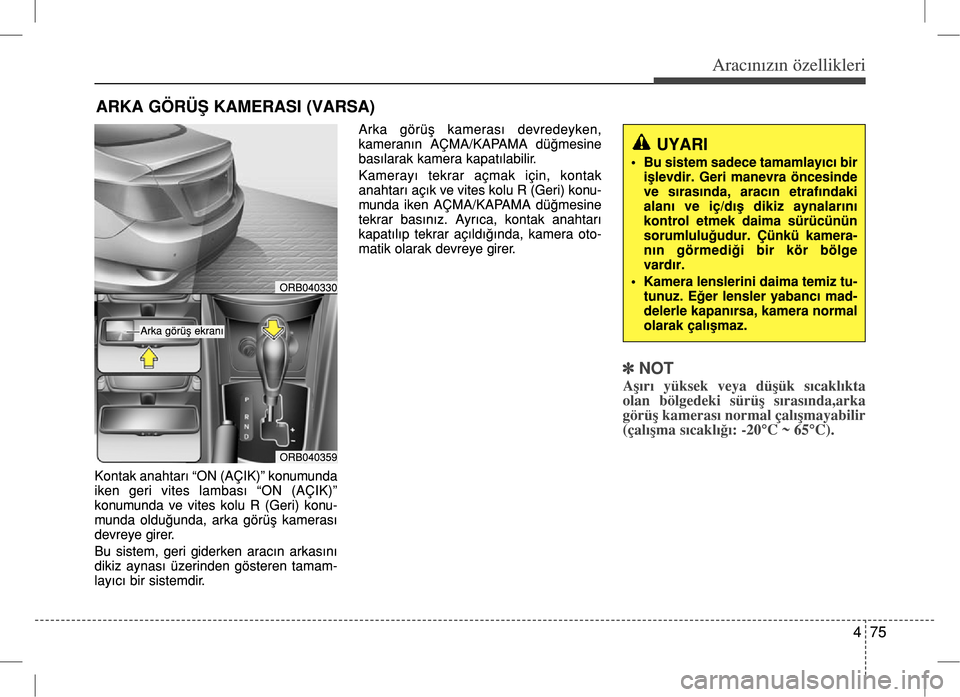 Hyundai Accent Blue 2017  Kullanım Kılavuzu (in Turkish) 