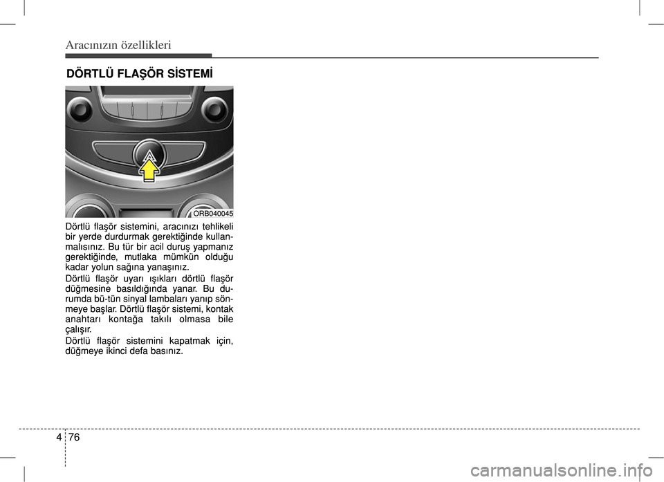 Hyundai Accent Blue 2017  Kullanım Kılavuzu (in Turkish) 