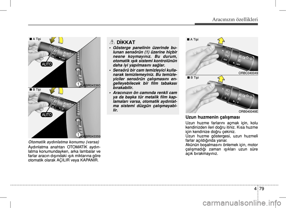 Hyundai Accent Blue 2017  Kullanım Kılavuzu (in Turkish) 
