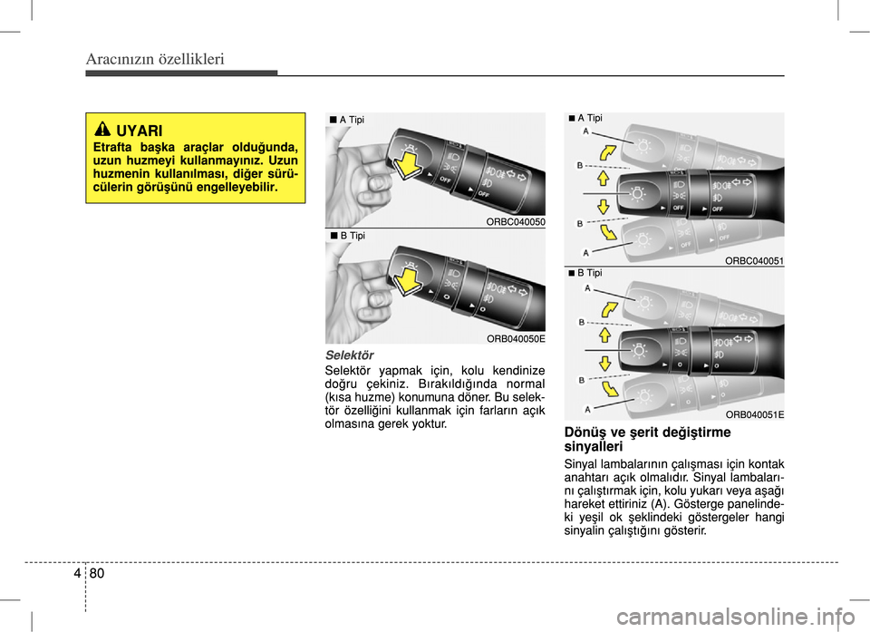 Hyundai Accent Blue 2017  Kullanım Kılavuzu (in Turkish) 