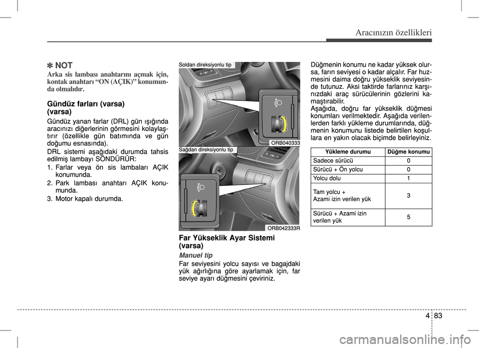 Hyundai Accent Blue 2017  Kullanım Kılavuzu (in Turkish) 