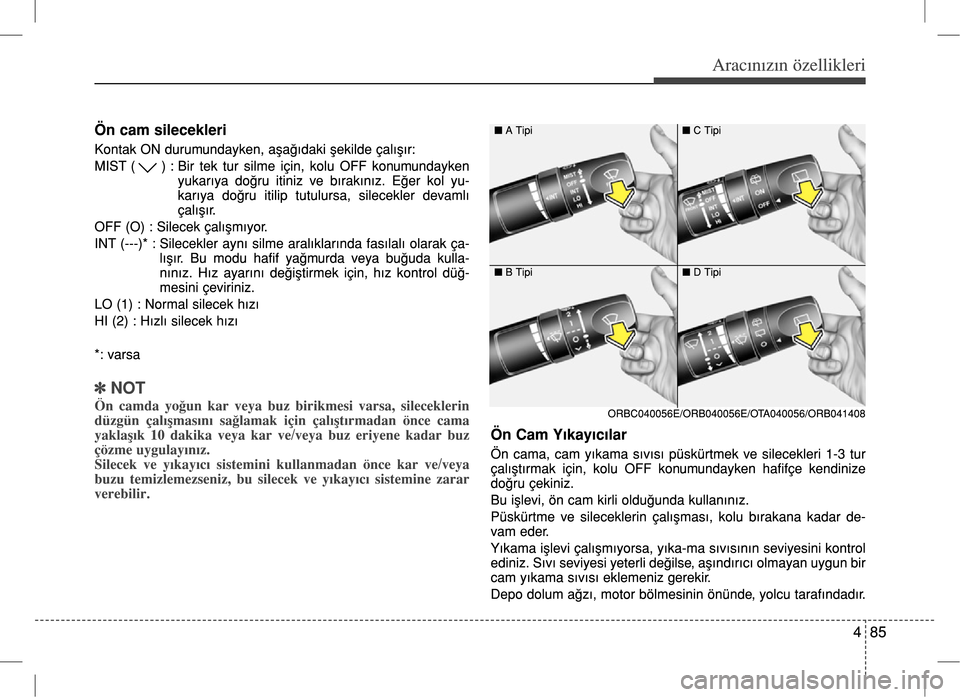 Hyundai Accent Blue 2017  Kullanım Kılavuzu (in Turkish) 