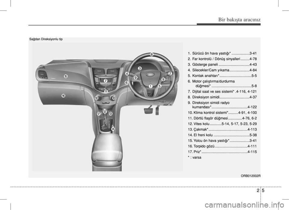 Hyundai Accent Blue 2017  Kullanım Kılavuzu (in Turkish) 