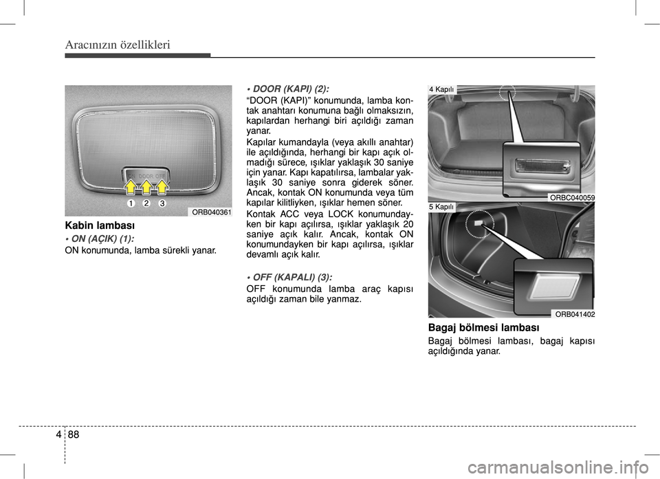 Hyundai Accent Blue 2017  Kullanım Kılavuzu (in Turkish) 