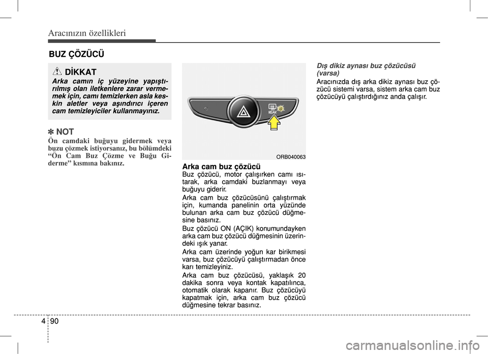 Hyundai Accent Blue 2017  Kullanım Kılavuzu (in Turkish) 