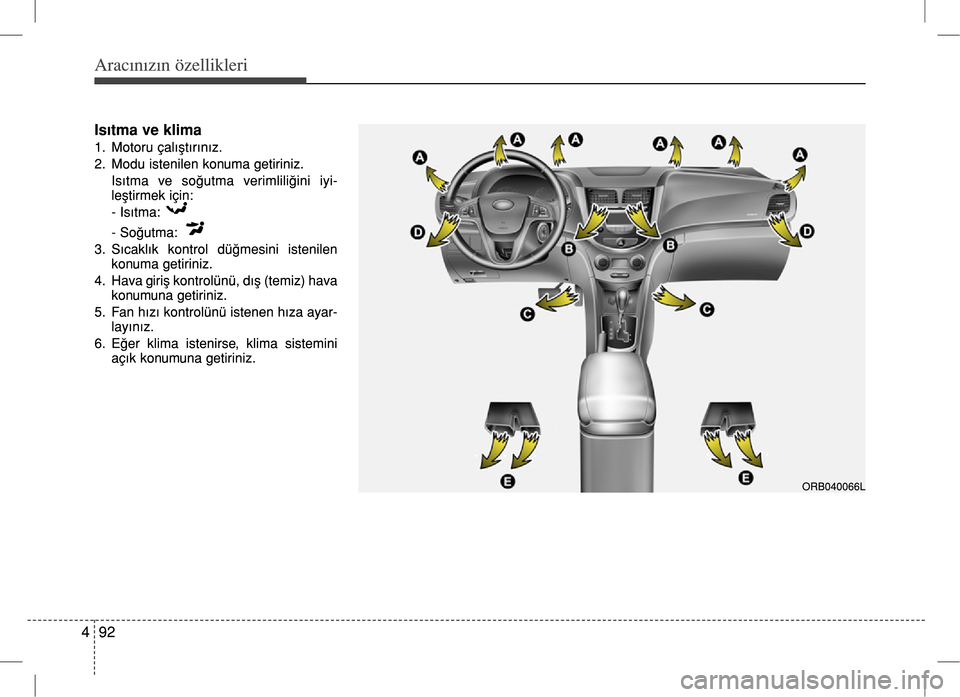 Hyundai Accent Blue 2017  Kullanım Kılavuzu (in Turkish) 