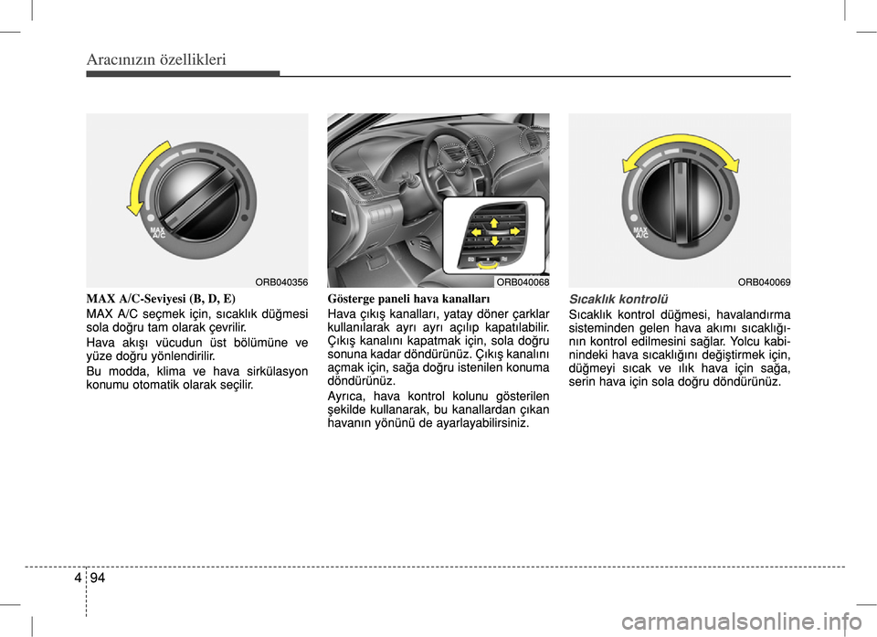 Hyundai Accent Blue 2017  Kullanım Kılavuzu (in Turkish) 