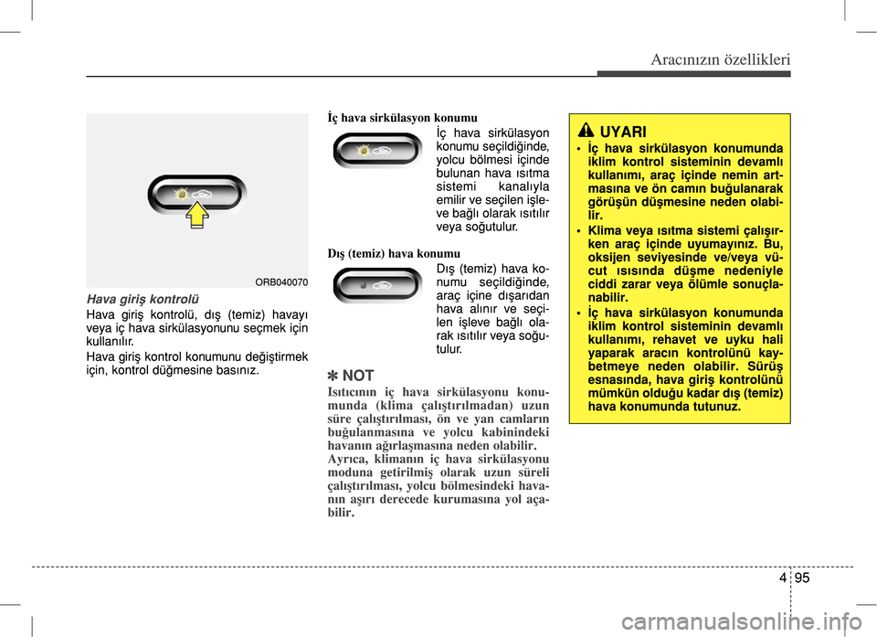 Hyundai Accent Blue 2017  Kullanım Kılavuzu (in Turkish) 