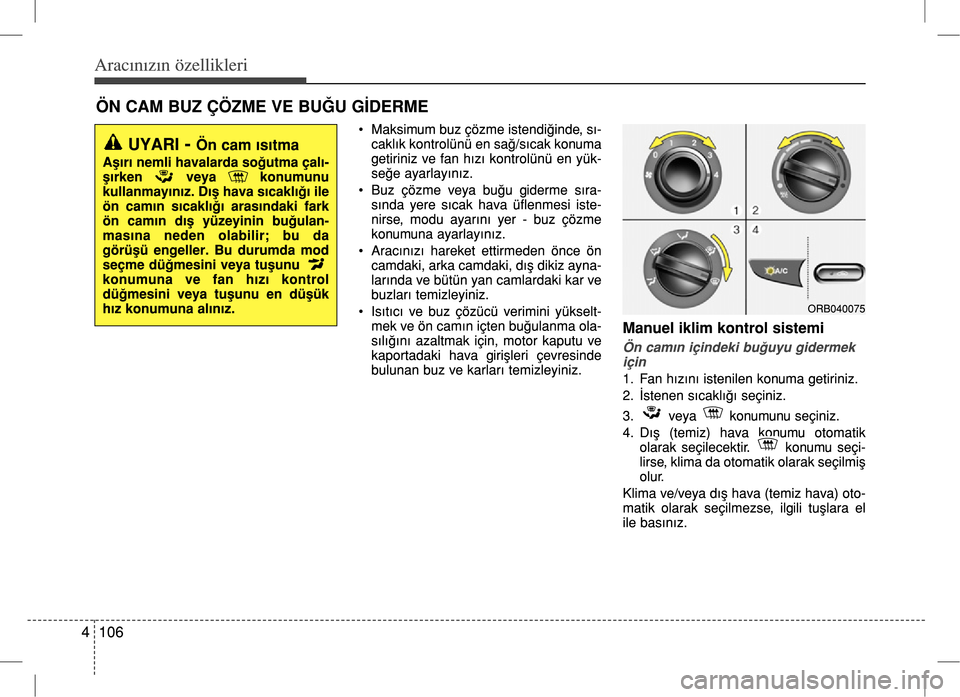Hyundai Accent Blue 2017  Kullanım Kılavuzu (in Turkish) 