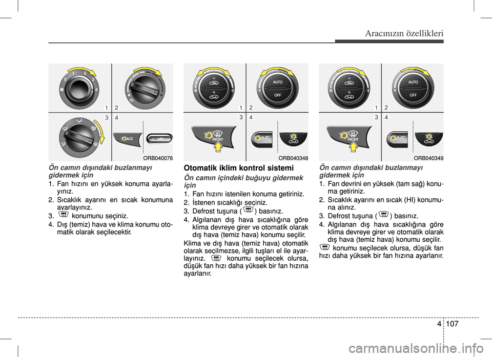 Hyundai Accent Blue 2017  Kullanım Kılavuzu (in Turkish) 