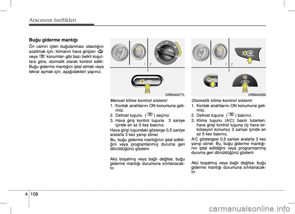 Hyundai Accent Blue 2017  Kullanım Kılavuzu (in Turkish) 