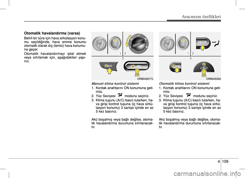 Hyundai Accent Blue 2017  Kullanım Kılavuzu (in Turkish) 
