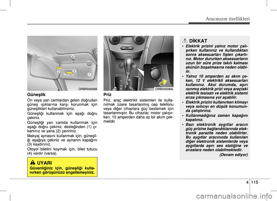 Hyundai Accent Blue 2017  Kullanım Kılavuzu (in Turkish) 