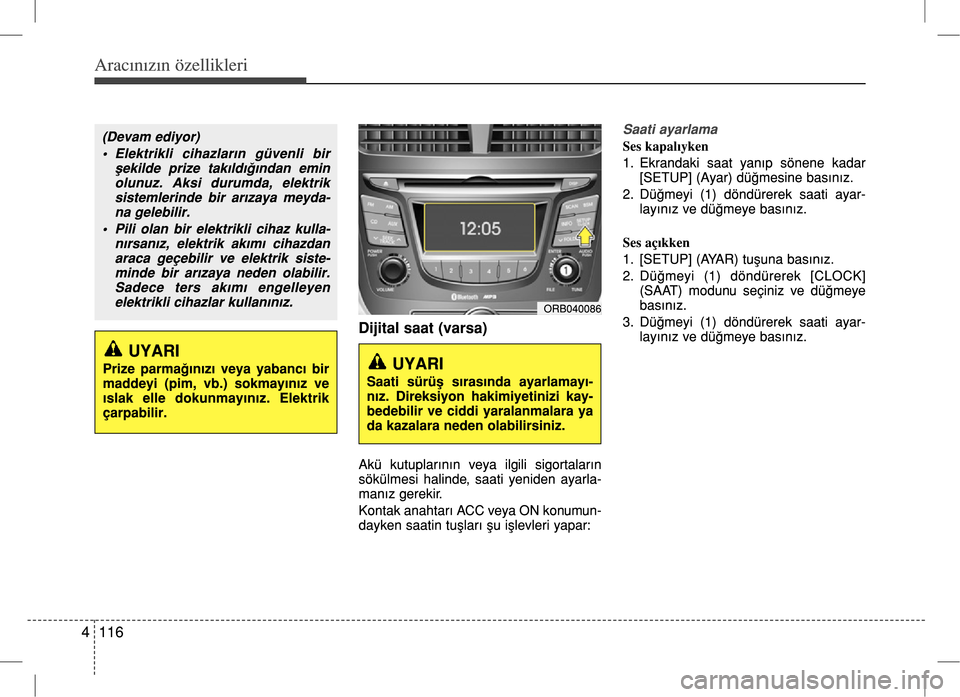 Hyundai Accent Blue 2017  Kullanım Kılavuzu (in Turkish) 