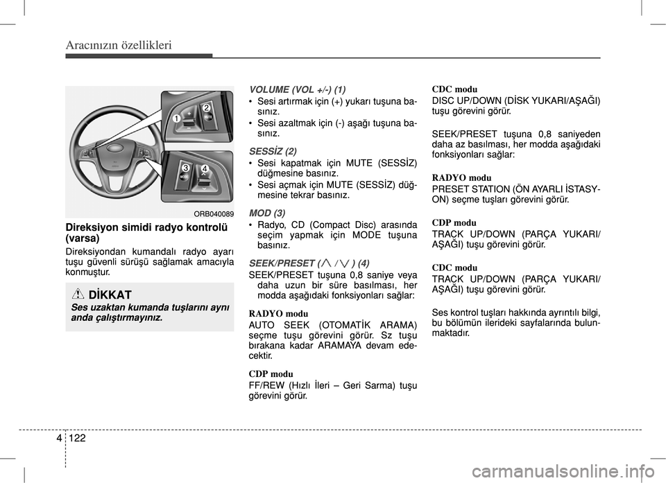 Hyundai Accent Blue 2017  Kullanım Kılavuzu (in Turkish) 