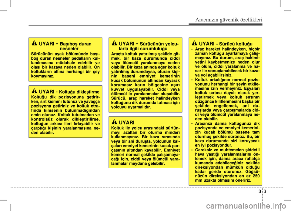 Hyundai Accent Blue 2017  Kullanım Kılavuzu (in Turkish) 