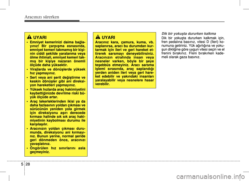 Hyundai Accent Blue 2017  Kullanım Kılavuzu (in Turkish) 