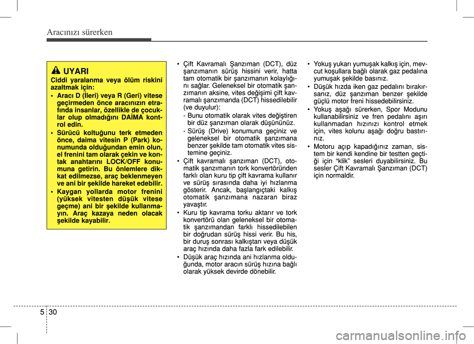 Hyundai Accent Blue 2017  Kullanım Kılavuzu (in Turkish) 