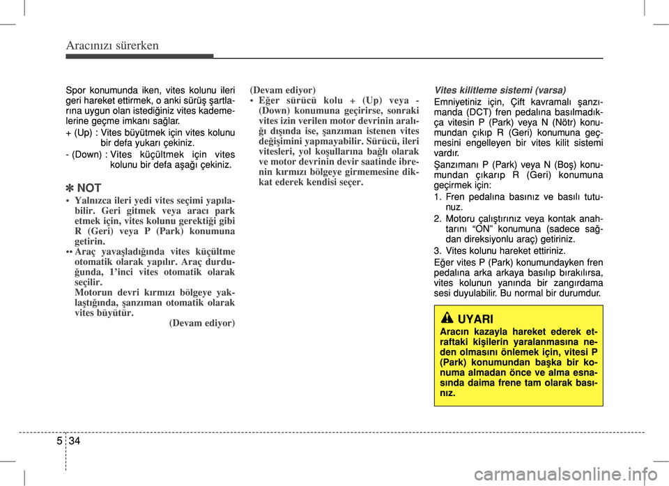 Hyundai Accent Blue 2017  Kullanım Kılavuzu (in Turkish) 