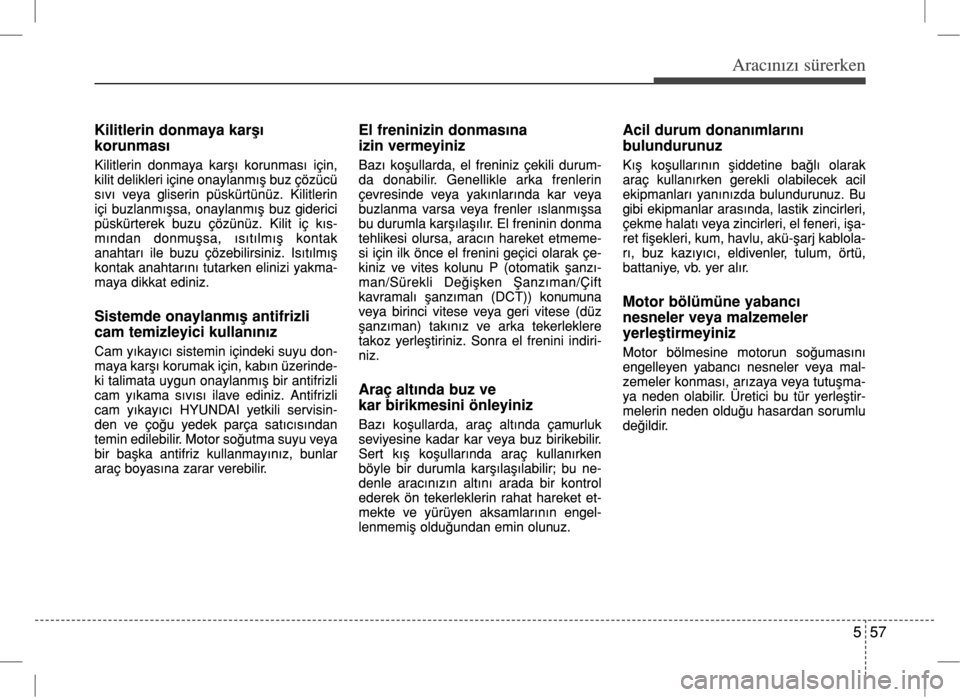 Hyundai Accent Blue 2017  Kullanım Kılavuzu (in Turkish) 