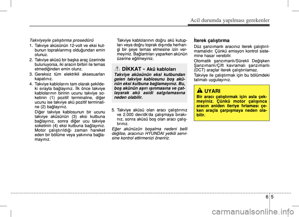 Hyundai Accent Blue 2017  Kullanım Kılavuzu (in Turkish) 