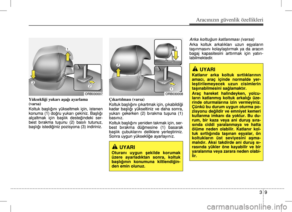 Hyundai Accent Blue 2017  Kullanım Kılavuzu (in Turkish) 