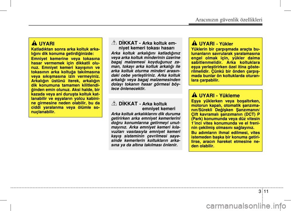 Hyundai Accent Blue 2017  Kullanım Kılavuzu (in Turkish) 