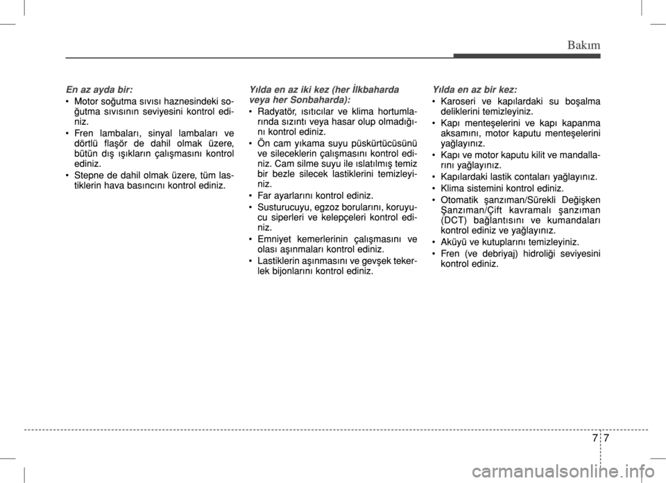 Hyundai Accent Blue 2017  Kullanım Kılavuzu (in Turkish) 