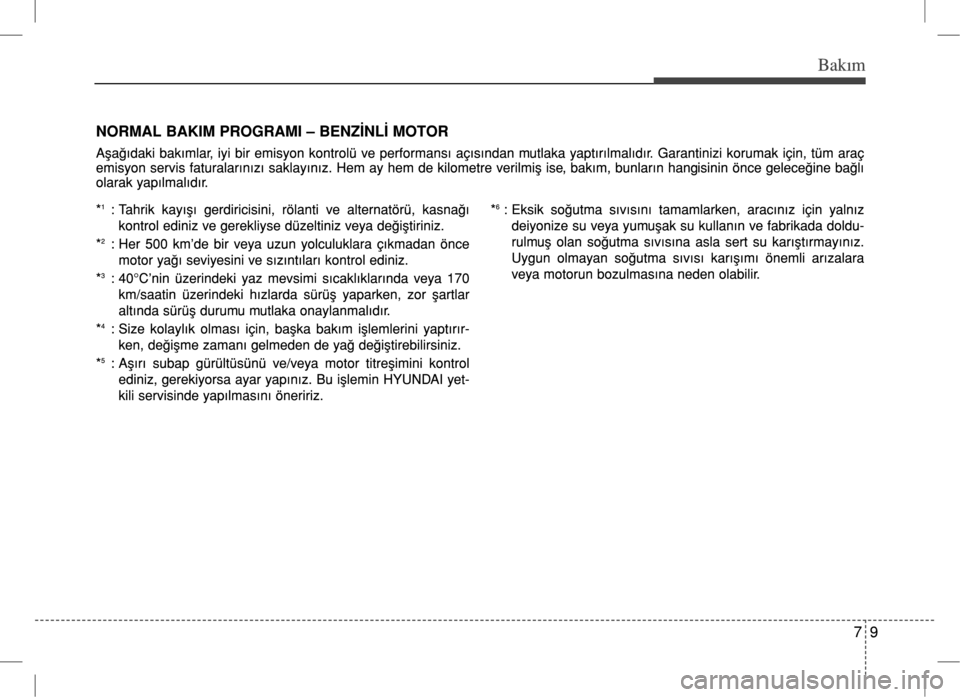 Hyundai Accent Blue 2017  Kullanım Kılavuzu (in Turkish) 