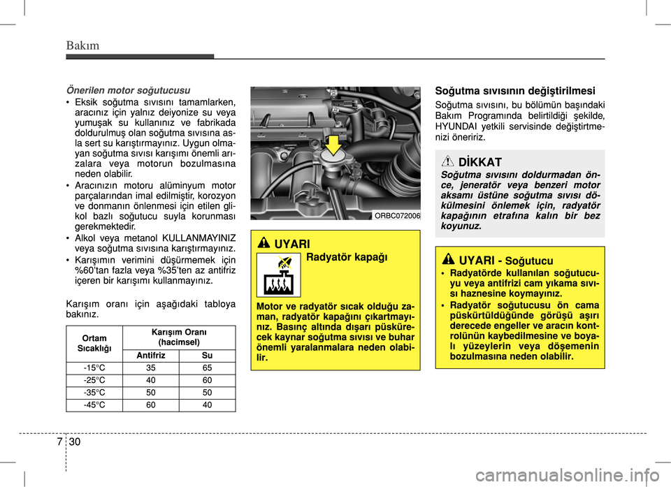 Hyundai Accent Blue 2017  Kullanım Kılavuzu (in Turkish) 