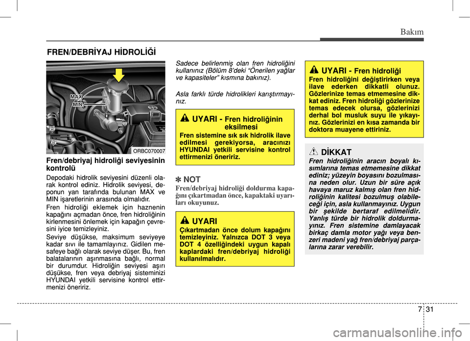 Hyundai Accent Blue 2017  Kullanım Kılavuzu (in Turkish) 