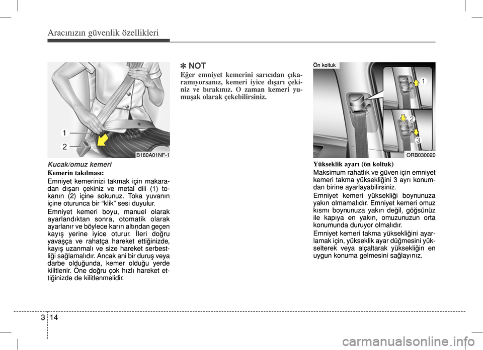 Hyundai Accent Blue 2017  Kullanım Kılavuzu (in Turkish) 