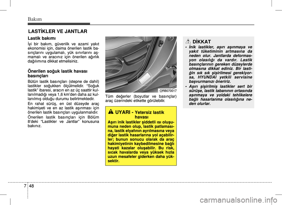 Hyundai Accent Blue 2017  Kullanım Kılavuzu (in Turkish) 