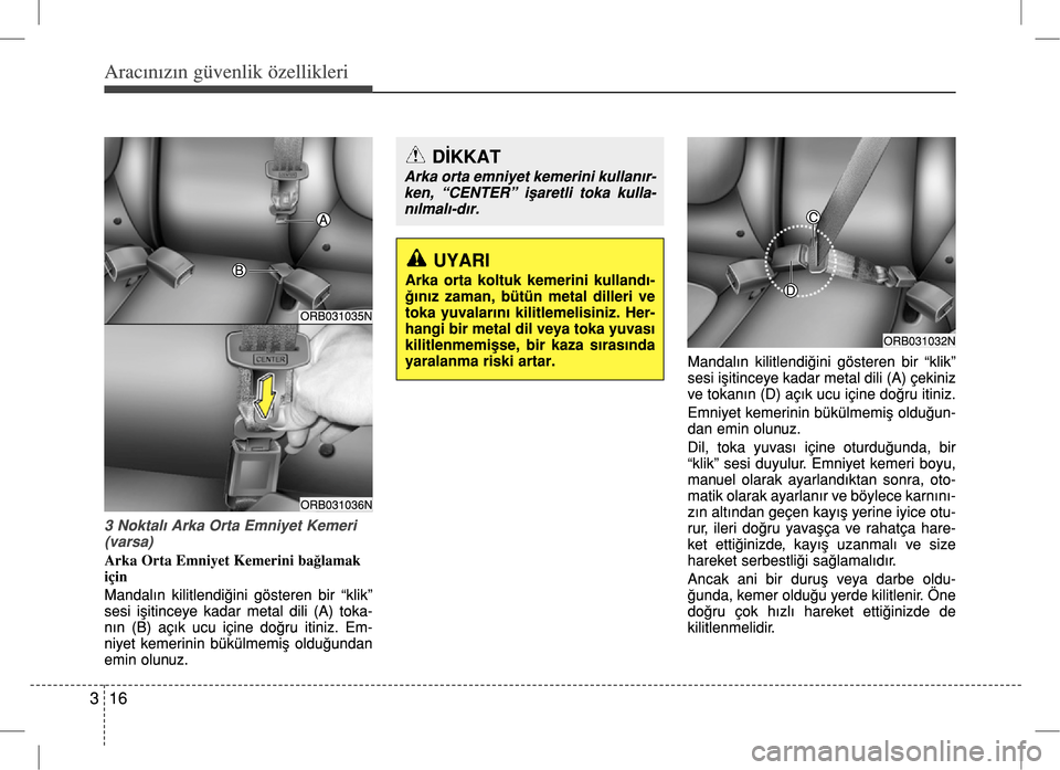 Hyundai Accent Blue 2017  Kullanım Kılavuzu (in Turkish) 